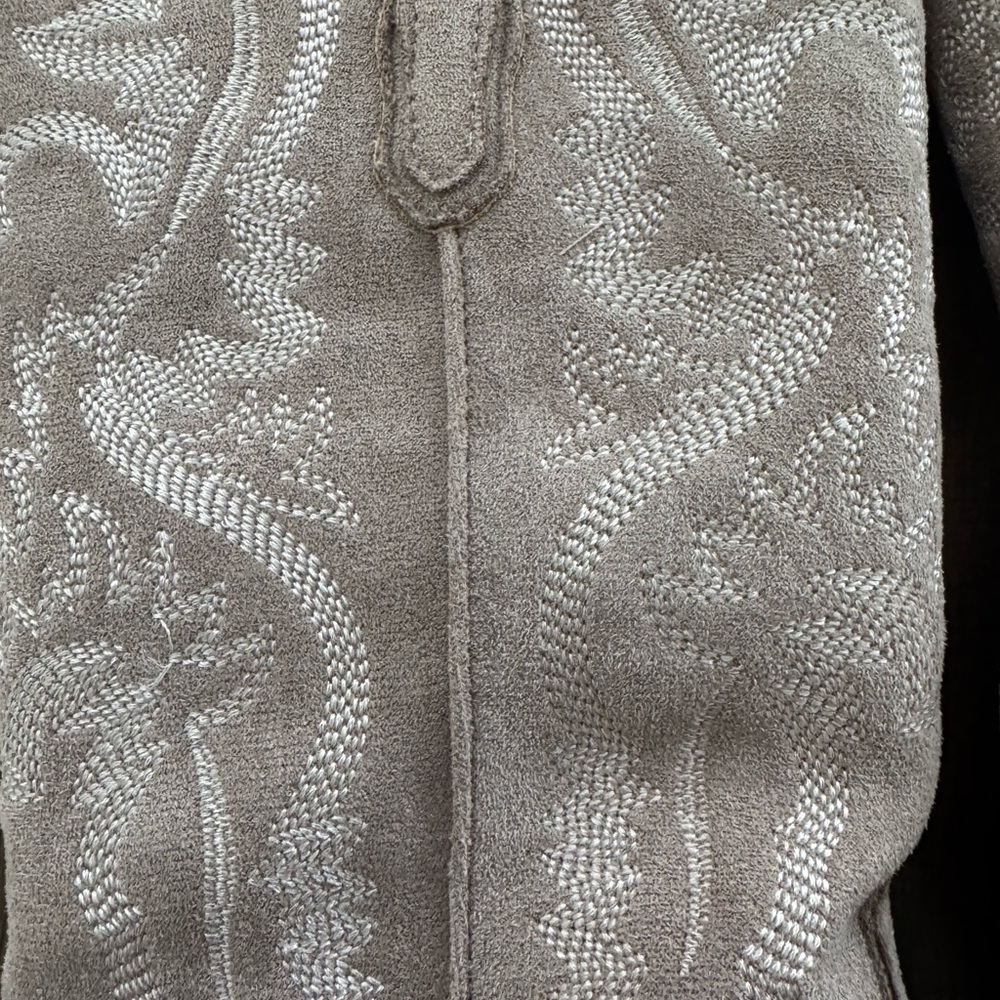 Altar'd State Western Faux Suede boots~Size 7~Greybeige - Picture 8 of 8
